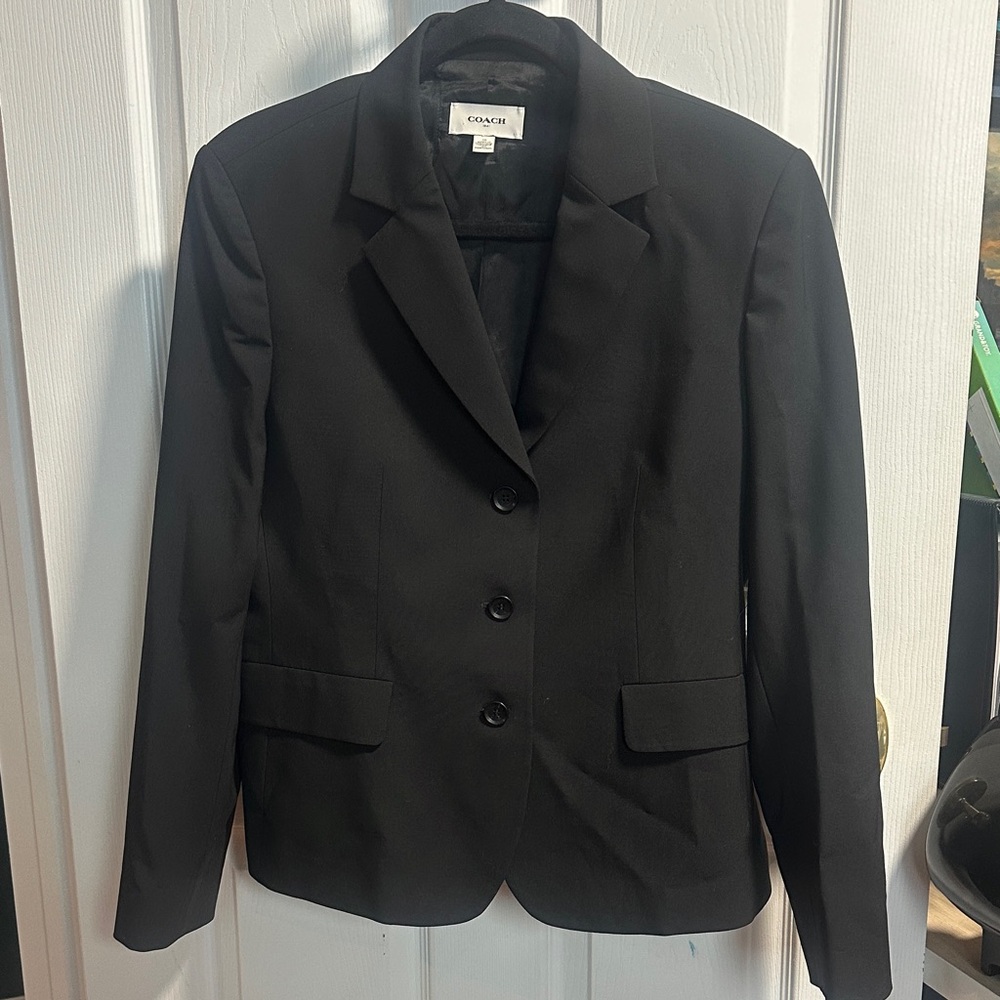 Coach Women's Classic Black Suit Jacket